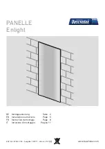 Preview for 1 page of Duscholux PANELLE Enlight Installation Instructions Manual