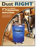 Dust Right Separator Instructions Manual preview