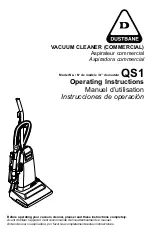 Dustbane QS1 Operating Instructions Manual предпросмотр