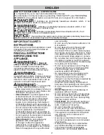 Preview for 2 page of Dustbuster DB1440SV Instruction Manual