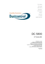 Предварительный просмотр 1 страницы Dustcontrol DC 5800 H Turbo EX Translation Of The Original Instructions