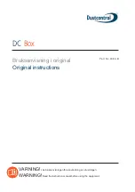 Предварительный просмотр 1 страницы Dustcontrol DC Box Original Instructions Manual