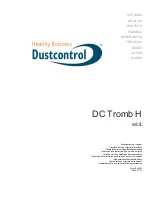 Предварительный просмотр 1 страницы Dustcontrol DC Tromb H Manual