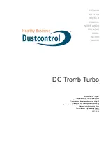 Предварительный просмотр 1 страницы Dustcontrol DC Tromb Turbo Translation Of The Original Instructions