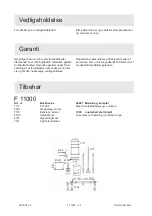 Предварительный просмотр 10 страницы Dustcontrol F 11000 Original Instructions Manual