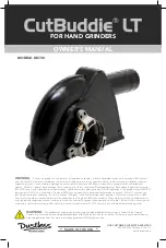 Dustless CutBuddie LT Owner'S Manual preview