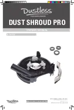 Dustless DUST SHROUD PRO Owner'S Manual preview