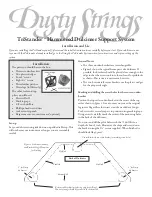 Dusty Strings TriStander Direction For Installation And Use предпросмотр