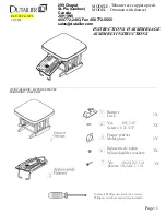 Предварительный просмотр 1 страницы Dutailier 130584 Assembly Instructions