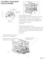 Предварительный просмотр 2 страницы Dutailier 130584 Assembly Instructions