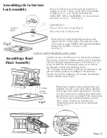 Предварительный просмотр 4 страницы Dutailier 130584 Assembly Instructions