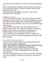 Preview for 56 page of Dutch originals BTE10 User Manual