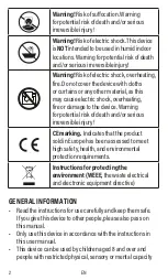 Preview for 2 page of Dutch originals DO-CE-SMP01L-W User Manual