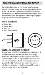 Preview for 7 page of Dutch originals DO-CE-SMP01L-W User Manual