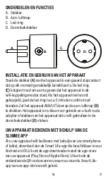 Preview for 21 page of Dutch originals DO-CE-SMP01L-W User Manual