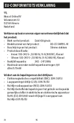 Preview for 26 page of Dutch originals DO-CE-SMP01L-W User Manual