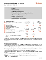 Preview for 47 page of Dutch originals DO-SV-BTSB3-B User Manual