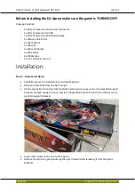 Предварительный просмотр 121 страницы Dutch Pinball DP-069 Technical Support