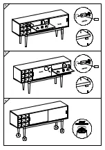 Preview for 2 page of Dutchbone Sideboard Gabor Assembly Instructions