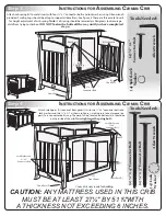 Preview for 3 page of DutchCrafters Cayman Crib Assembly Instructions