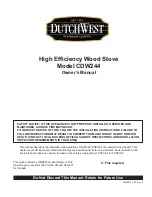 Предварительный просмотр 1 страницы DutchWest DutchWest CDW244 Owner'S Manual