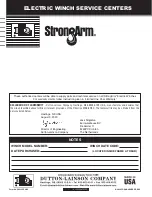 Preview for 8 page of Dutton-Lainson Strongarm TW4000 Owner'S Manual