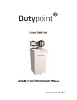 Dutypoint ScubaTANK WX Operation And Maintenance Manual предпросмотр