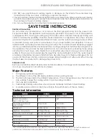 Preview for 5 page of DUURA DI452B Service, Installation, And Instruction Manual