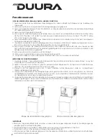 Предварительный просмотр 30 страницы DUURA DI452B Service, Installation, And Instruction Manual