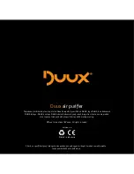 Preview for 9 page of Duux Air Purifier User Manual