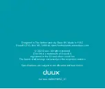 Preview for 13 page of Duux DXCFBP02 User Manual