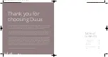 Предварительный просмотр 2 страницы Duux Solair User Manual