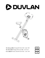 Preview for 1 page of DUVLAN XB 3839 User Manual