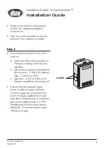 Предварительный просмотр 3 страницы Dux 26XL Installer'S Manual