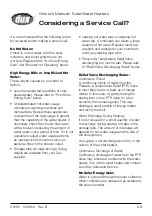 Preview for 31 page of Dux Ecosmart 250DP0 Owner'S Manual