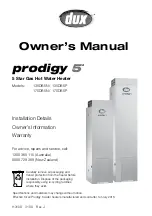 Предварительный просмотр 1 страницы Dux Prodigy 5 135DB5N Owner'S Manual