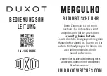 Preview for 10 page of Duxot MERGULHO Instruction Manual