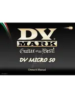 DV Mark DV Micro 50 Owner'S Manual preview