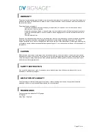 Preview for 13 page of DV Signage POP-15N (M3-330) User Manual