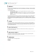 Preview for 13 page of DV Signage VF-215WHD User Manual