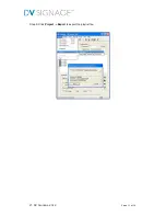 Предварительный просмотр 11 страницы DV Signage VS-700 Application Note