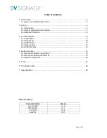 Preview for 2 page of DV Signage VS-700L ViewStream 700L Manual