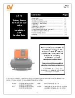 DV Systems A5 (T) Installation And Service Manual preview