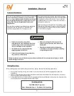 Preview for 9 page of DV Systems A5 (T) Installation And Service Manual