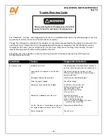 Preview for 23 page of DV Systems D20 Installation And Start-Up Manual