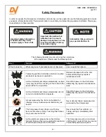 Предварительный просмотр 6 страницы DV Systems H40, H50, H50VSD-C Manual