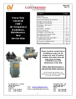 DV Systems HDI Installation Maintenance And Service Manual preview