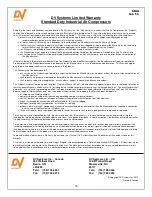 Preview for 15 page of DV Systems IS13-5530 Safety, Installation, Maintenance, And Operation