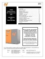 Preview for 1 page of DV Systems K100-C Installation Manual