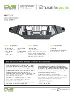 Предварительный просмотр 1 страницы DVB FBGX-01 Product Installation Manual